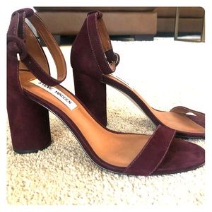 Burgundy Steve Madden Heels